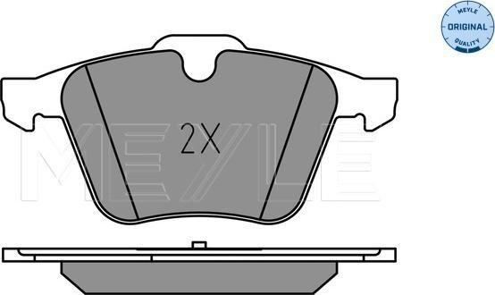 Meyle 025 240 7920 - Тормозные колодки, дисковые, комплект autodnr.net