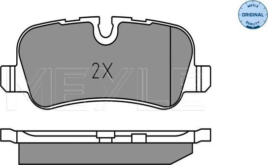 Meyle 025 241 9217 - Тормозные колодки, дисковые, комплект avtokuzovplus.com.ua