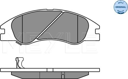 Meyle 025 242 1817/W - Тормозные колодки, дисковые, комплект autodnr.net