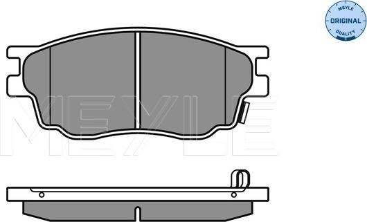 Meyle 025 242 4616/W - Гальмівні колодки, дискові гальма autocars.com.ua