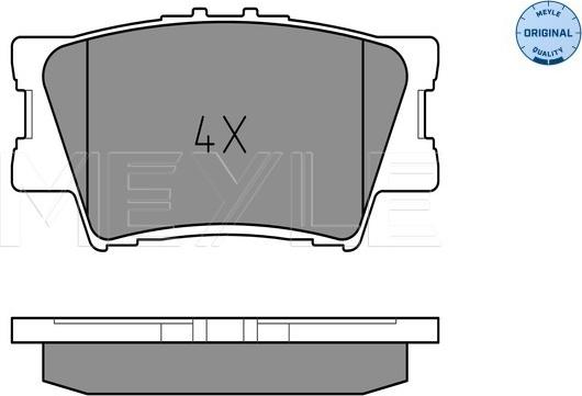 Meyle 025 243 3815 - Колодки тормозные autocars.com.ua