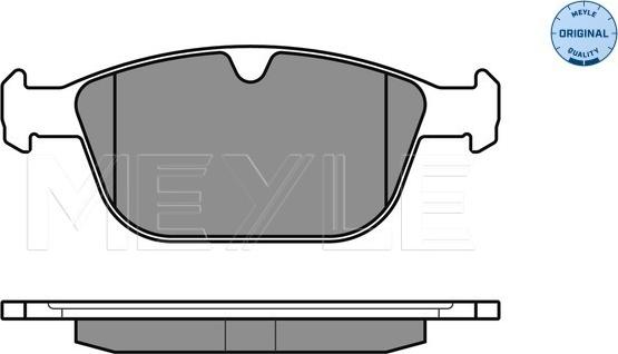 Meyle 025 243 9920 - Тормозные колодки, дисковые, комплект avtokuzovplus.com.ua