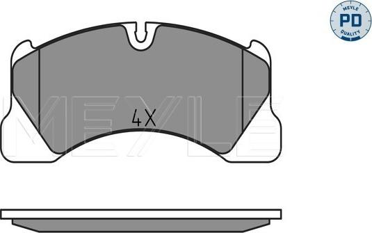 Meyle 025 250 0717 - Тормозные колодки, дисковые, комплект autodnr.net