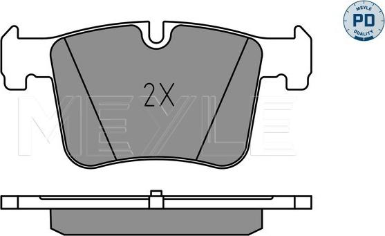 Meyle 025 251 9919/PD - Колодки тормозные autocars.com.ua