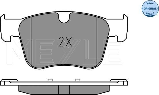 Meyle 025 258 3317 - Тормозные колодки, дисковые, комплект avtokuzovplus.com.ua