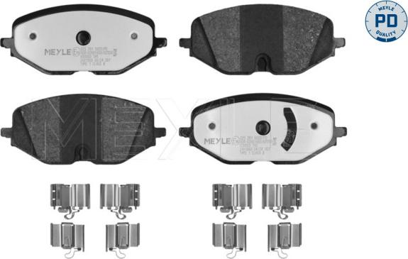 Meyle 025 261 6920/PD - Гальмівні колодки, дискові гальма autocars.com.ua