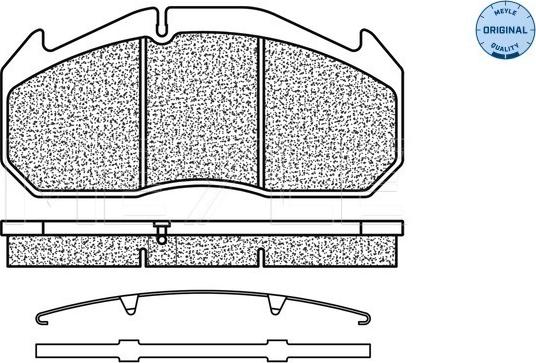 Meyle 025 291 1328 - Тормозные колодки, дисковые, комплект autodnr.net