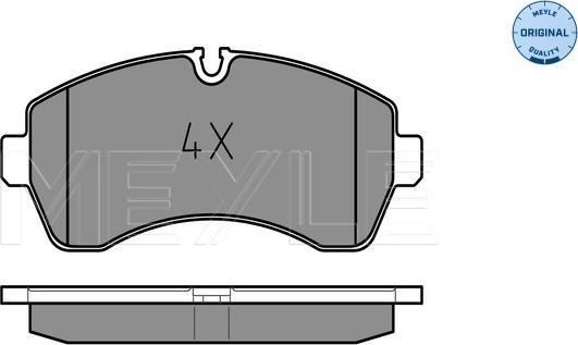 Meyle 025 292 0020 - Тормозные колодки, дисковые, комплект avtokuzovplus.com.ua