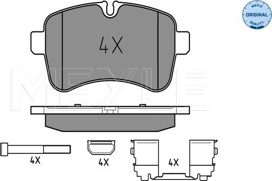 Meyle 025 292 3221 - Колодки тормозные autocars.com.ua