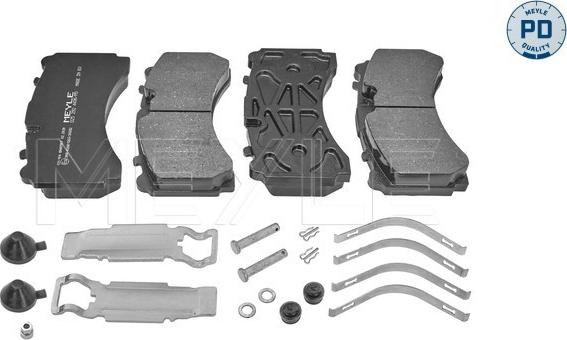 Meyle 025 292 4436/PD - Тормозные колодки, дисковые, комплект autodnr.net