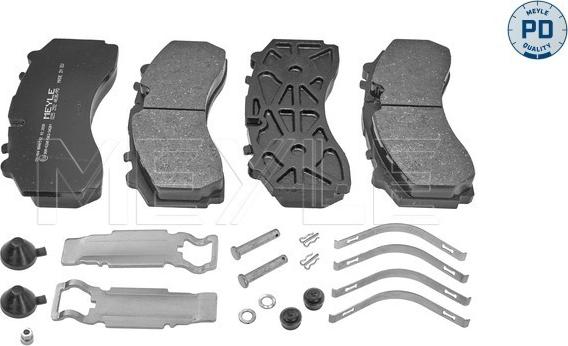 Meyle 025 292 4636/PD - Тормозные колодки, дисковые, комплект autodnr.net