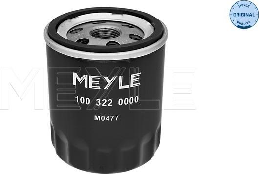 Meyle 100 322 0000 - Масляный фильтр avtokuzovplus.com.ua