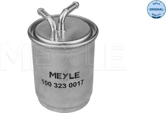 Meyle 100 323 0017 - Паливний фільтр autocars.com.ua