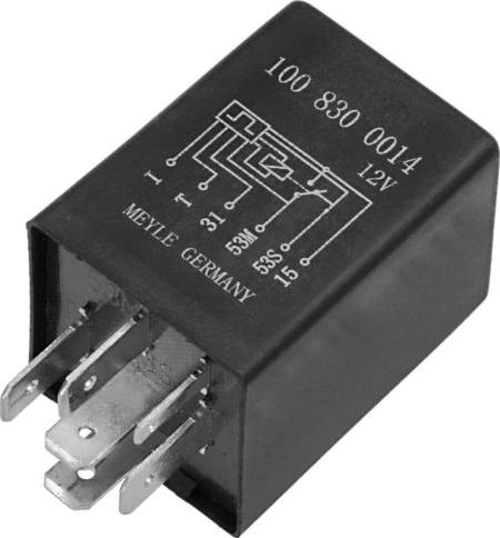 Meyle 100 830 0014 - Реле, інтервал включення склоочисника autocars.com.ua