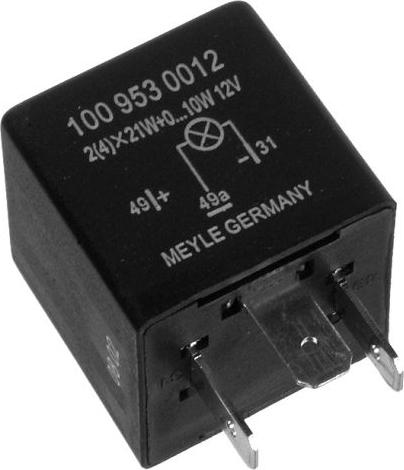 Meyle 100 953 0012 - Переривник покажчиків повороту autocars.com.ua