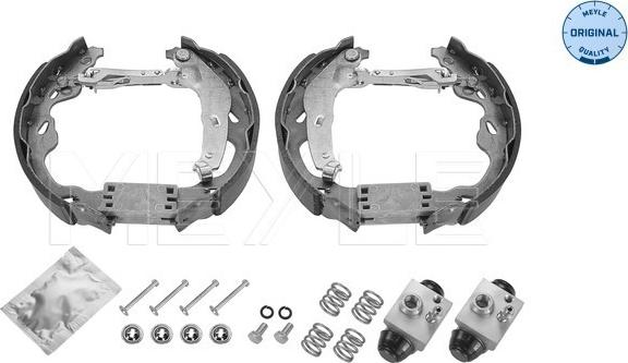 Meyle 11-14 533 0036 - Комплект гальм, барабанний механізм autocars.com.ua