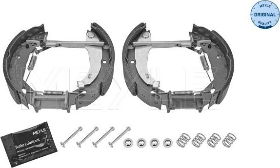 Meyle 16-14 533 0005/K - Комплект гальм, барабанний механізм autocars.com.ua