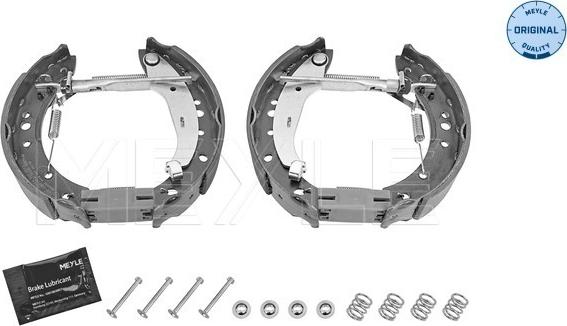 Meyle 16-14 533 0013/K - Комплект гальм, барабанний механізм autocars.com.ua