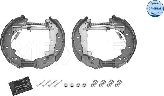 Meyle 16-14 533 0032/K - Комплект гальм, барабанний механізм autocars.com.ua