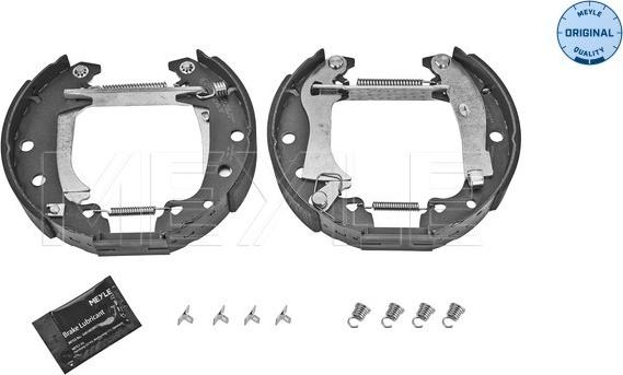 Meyle 16-14 533 0044/K - Комплект гальм, барабанний механізм autocars.com.ua