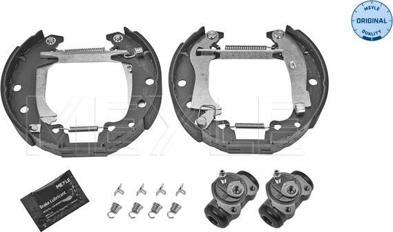 Meyle 16-14 533 0045 - Комплект гальм, барабанний механізм autocars.com.ua