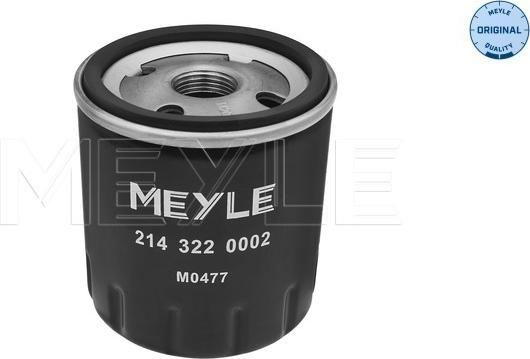 Meyle 214 322 0002 - Масляный фильтр autodnr.net