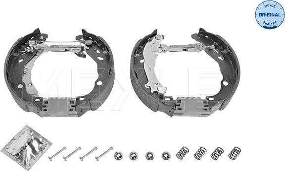 Meyle 214 533 0008/K - Комплект гальм, барабанний механізм autocars.com.ua