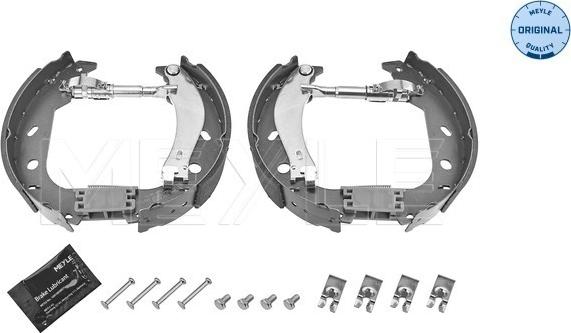 Meyle 214 533 0009/K - Комплект гальм, барабанний механізм autocars.com.ua