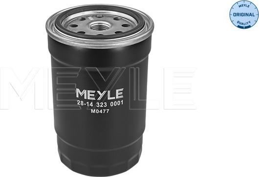 Meyle 28-14 323 0001 - Паливний фільтр autocars.com.ua