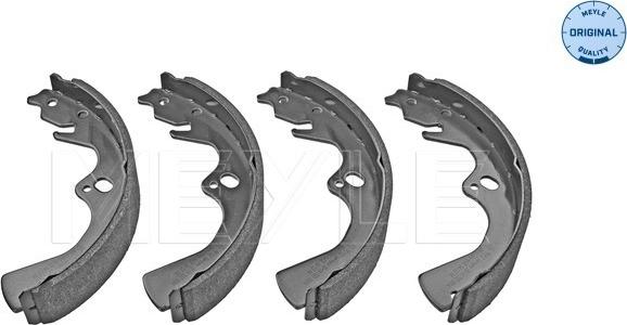 Meyle 28-14 533 0004 - Комплект тормозных колодок, барабанные autodnr.net