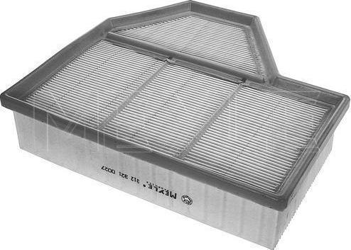 Meyle 312 321 0027 - Повітряний фільтр autocars.com.ua