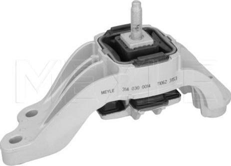 Meyle 314 030 0014 - Подушка, підвіска двигуна autocars.com.ua