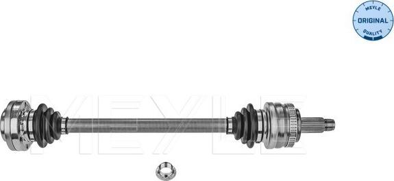 Meyle 314 498 0010 - Приводний вал autocars.com.ua