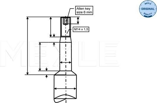 Meyle 326 624 0006 - Амортизатор avtokuzovplus.com.ua