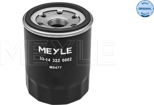 Meyle 33-14 322 0002 - Масляный фильтр autodnr.net