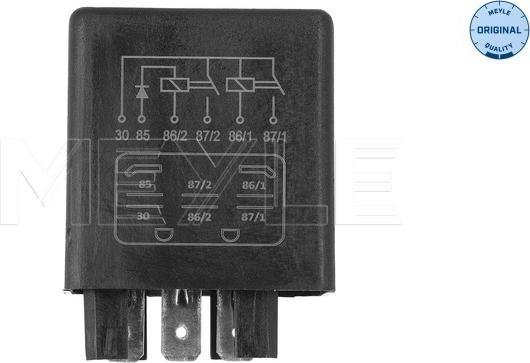 Meyle 514 830 0005 - Реле, паливний насос autocars.com.ua