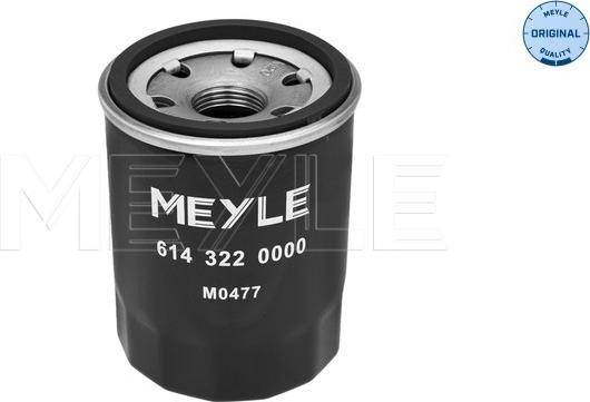 Meyle 614 322 0000 - Масляный фильтр avtokuzovplus.com.ua