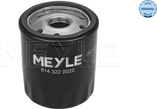 Meyle 614 322 0020 - Фільтр масляний autocars.com.ua
