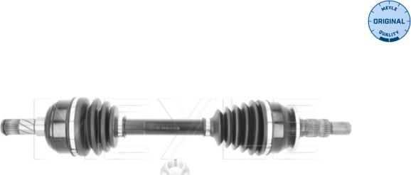 Meyle 614 498 0080 - Приводний вал autocars.com.ua