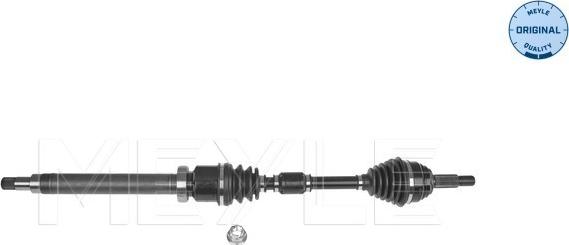 Meyle 714 498 0104 - Приводний вал autocars.com.ua