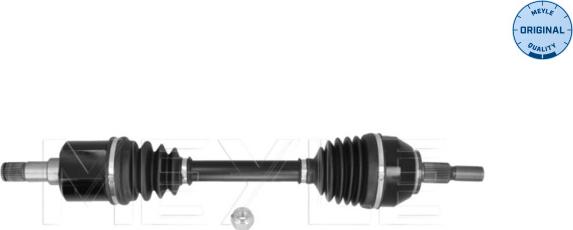 Meyle 714 498 0123 - Приводний вал autocars.com.ua