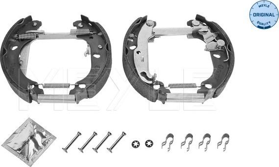 Meyle 714 533 0001/K - Комплект гальм, барабанний механізм autocars.com.ua