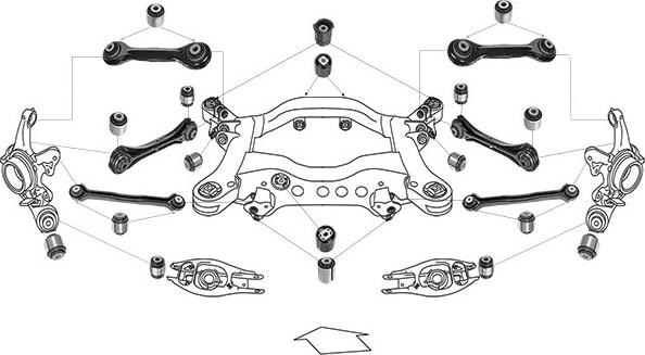 Meyle WG0538910 - Підвіска колеса autocars.com.ua