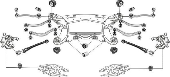 Meyle WG0803410 - Підвіска колеса autocars.com.ua