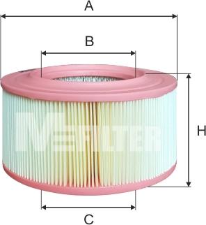 Mfilter A 1062 - Воздушный фильтр autodnr.net