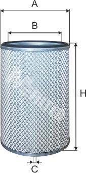 Mfilter A 1611 - Фільтр додаткового повітря autocars.com.ua