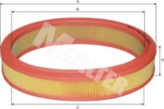 Mfilter A 251 - Фільтр повітряний FORD Escort вир-во M-Filter autocars.com.ua