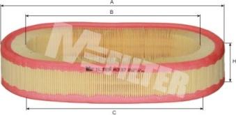 Mfilter A 337 - Повітряний фільтр autocars.com.ua