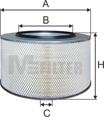 Mfilter A 525 - Воздушный фильтр avtokuzovplus.com.ua