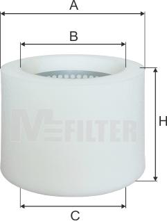 Mfilter A 8035 - Воздушный фильтр avtokuzovplus.com.ua